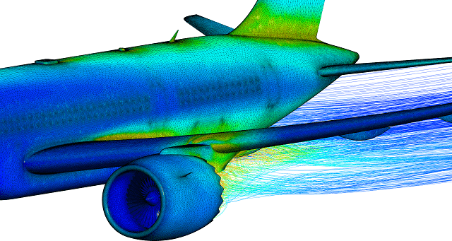 CFD Simulation of Flow Around an Airplane Wing